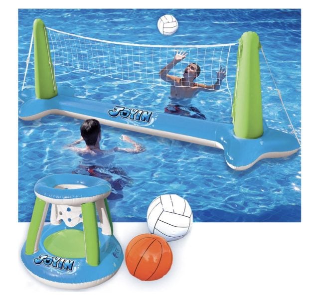 Inflatable Basketball & Volleyball Set